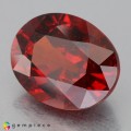 Natural Spessartite garnet 5.28 Carats Coke Red  Oval 11x9 mm Loose Gemstone - Image 3