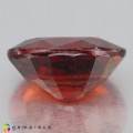 Natural Spessartite garnet 5.28 Carats Coke Red  Oval 11x9 mm Loose Gemstone - Image 4