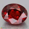 Natural Spessartite garnet 5.28 Carats Coke Red  Oval 11x9 mm Loose Gemstone - Image 5