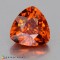 spessartite garnet  1.22cts - 6x6mm
