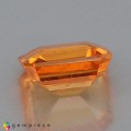 Natural Spessartite garnet 1.07 Carats Fanta Orange Emerald Cut 6x5 mm Loose Gemstone - Image 3