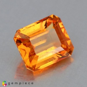spessartite garnet  1.07cts - 6x5mm