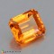 spessartite garnet  1.07cts - 6x5mm