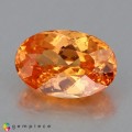 Natural Spessartite garnet 1.19 Carats Mandarin Orange Oval 7x5 mm Loose Gemstone - Image 2