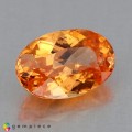 Natural Spessartite garnet 1.19 Carats Mandarin Orange Oval 7x5 mm Loose Gemstone - Image 5