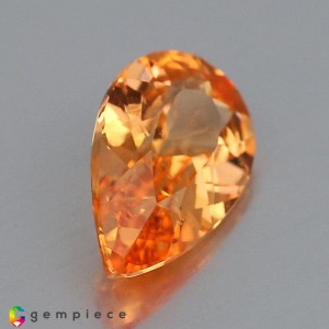 spessartite garnet  0.91cts - 8x5mm