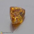 Natural Sphalerite 11.71 Carats Orange Yellow  Trilliant  18x18 mm Loose Gemstone - Image 3