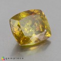 Natural Sphalerite 9.41 Carats Yellow Orange Cushion 13x11 mm Loose Gemstone - Image 4