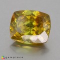 Natural Sphalerite 9.41 Carats Yellow Orange Cushion 13x11 mm Loose Gemstone - Image 3