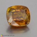 Natural Sphalerite 10.41 Carats Yellow Orange Cushion 12x11 mm Loose Gemstone - Image 3