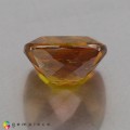 Natural Sphalerite 10.41 Carats Yellow Orange Cushion 12x11 mm Loose Gemstone - Image 2