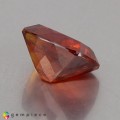 Natural Sphalerite 10.46 Carats Fiery Orange Cushion 12x11 mm Loose Gemstone - Image 2