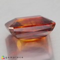 Natural Sphalerite 55.91 Carats Fire Orange Emerald Cut 24x19 mm Loose Gemstone - Image 4