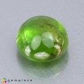 Natural Sphene 10.50 Carats Parrot Green Oval Cabochon 13x12 mm Loose Gemstone - Image 2