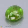 Natural Sphene 10.50 Carats Parrot Green Oval Cabochon 13x12 mm Loose Gemstone - Image 3