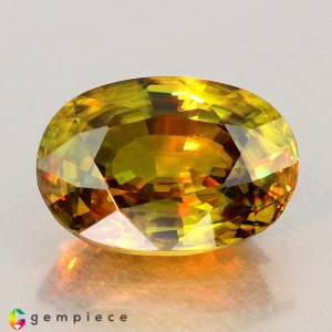 sphene  2.96cts - 10x7mm