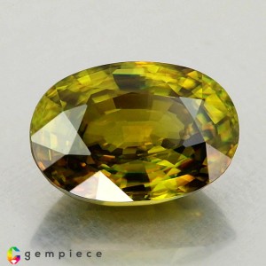 sphene  2.96cts - 10x7mm