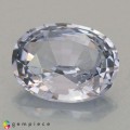Natural Spinel 2.56 Carats Silver Blue Oval 10x8 mm Loose Gemstone - Image 1