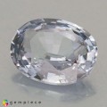 Natural Spinel 2.56 Carats Silver Blue Oval 10x8 mm Loose Gemstone - Image 2