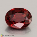 Natural Spinel 1.07 Carats Vivid Red Oval 7x6 mm Loose Gemstone - Image 1