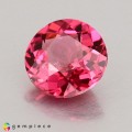 Natural Spinel 0.65 Carats Crimson Pink Round 5x6 mm Loose Gemstone - Image 3
