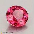 Natural Spinel 0.65 Carats Crimson Pink Round 5x6 mm Loose Gemstone - Image 6