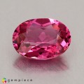Natural Spinel 0.67 Carats Hot Pink Oval 6x5 mm Loose Gemstone - Image 1