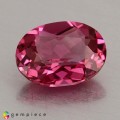 Natural Spinel 0.90 Carats Hot Pink Oval 7x5 mm Loose Gemstone - Image 1