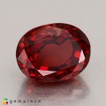 Natural Spinel 1.15 Carats Blood Red Oval 7x5 mm Loose Gemstone - Image 1