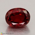 Natural Spinel 1.15 Carats Blood Red Oval 7x5 mm Loose Gemstone - Image 2