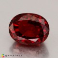 Natural Spinel 1.15 Carats Blood Red Oval 7x5 mm Loose Gemstone - Image 3