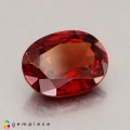 Natural Spinel 1.07 Carats Vivid Red Oval 7x6 mm Loose Gemstone - Image 1