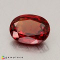 Natural Spinel 1.07 Carats Vivid Red Oval 7x6 mm Loose Gemstone - Image 2