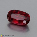 Natural Spinel 1.94 Carats Crimson Red Oval Cushion 9x6 mm Loose Gemstone - Image 3