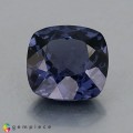 Natural Spinel 3.24 Carats Purple Blue Antique Cushion 9x9 mm Loose Gemstone - Image 1