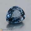 Natural Spinel 2.42 Carats Electric Blue Pear 9x8 mm Loose Gemstone - Image 4