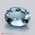 Natural Spinel 2.99 Carats Ash Blue Oval 10x8 mm Loose Gemstone - Image 3
