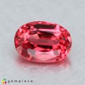 Natural Spinel 0.44 Carats Crimson Pink Oval 5x4 mm Loose Gemstone - Image 3