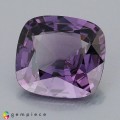 Natural Spinel 3.29 Carats Vivid Purple Antique Cushion 10x9 mm Loose Gemstone - Image 1