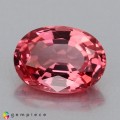 Natural Spinel 0.99 Carats Padparadscha Pink Oval 7x5 mm Loose Gemstone - Image 2
