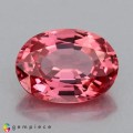 Natural Spinel 0.99 Carats Padparadscha Pink Oval 7x5 mm Loose Gemstone - Image 1