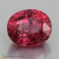 Natural Spinel 2 Carats Hot Pink Oval Cushion 8x6 mm Loose Gemstone - Image 4