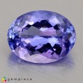 Natural Tanzanite 2.06 Carats Purple Blue Oval 9x7 mm Loose Gemstone - Image 1