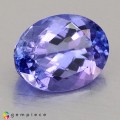 Natural Tanzanite 2.06 Carats Purple Blue Oval 9x7 mm Loose Gemstone - Image 2