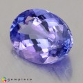 Natural Tanzanite 2.06 Carats Purple Blue Oval 9x7 mm Loose Gemstone - Image 3
