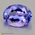 Natural Tanzanite 2.06 Carats Purple Blue Oval 9x7 mm Loose Gemstone - Image 6