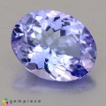 Natural Tanzanite 1.79 Carats Purple Blue Oval 9x7 mm Loose Gemstone - Image 1