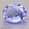 Natural Tanzanite 2.08 Carats Purple Blue Oval 9x7 mm Loose Gemstone - Image 1