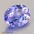 Natural Tanzanite 2.08 Carats Purple Blue Oval 9x7 mm Loose Gemstone - Image 2
