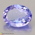 Natural Tanzanite 2.08 Carats Purple Blue Oval 9x7 mm Loose Gemstone - Image 3